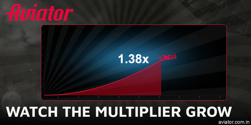 Watch the Multiplier Grow in Aviator game